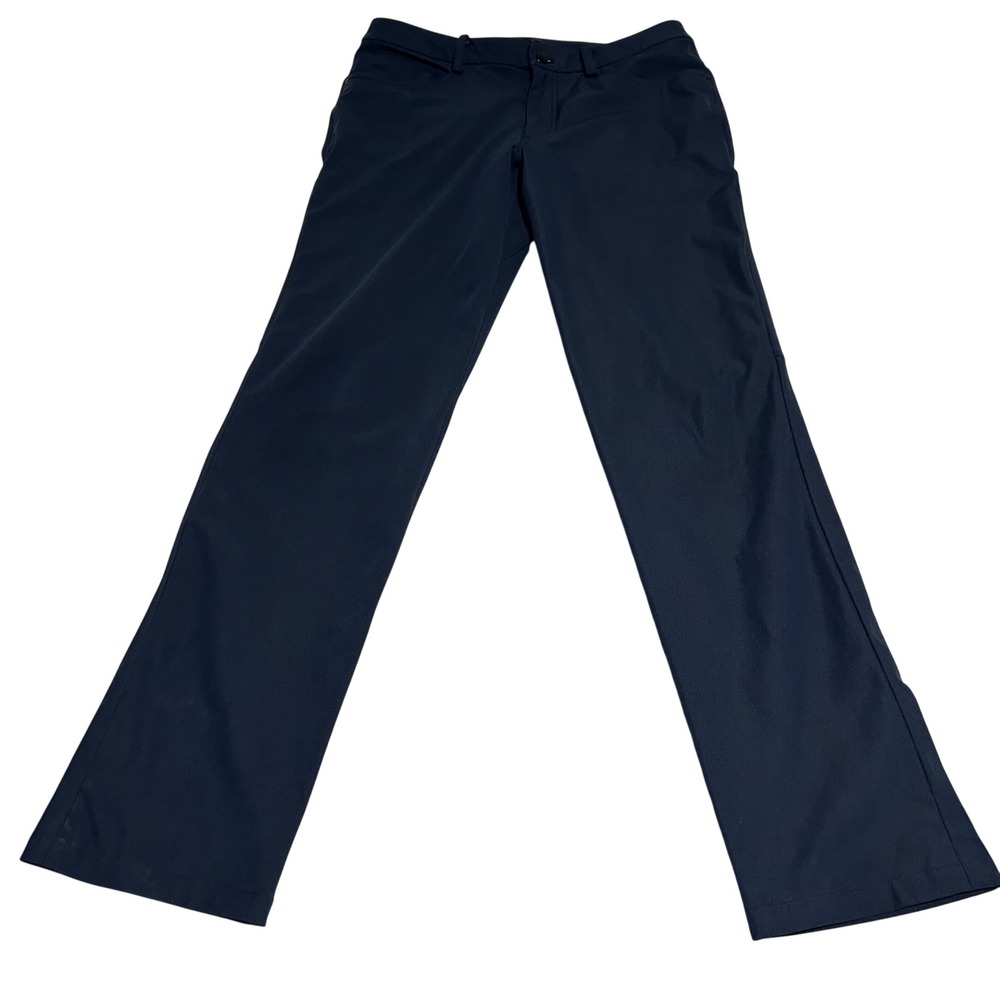 Lululemon Commission Pant Mens 32 32 Navy Blue Classic Warpstreme Chino